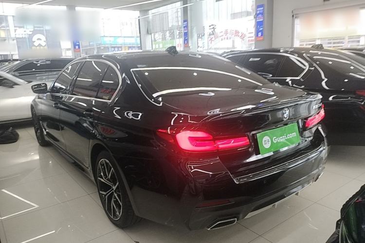 Used BMW 5 Series 2022 Second Facelift 530Li Luxury Version M Sport Package Rear Left 45 Deg