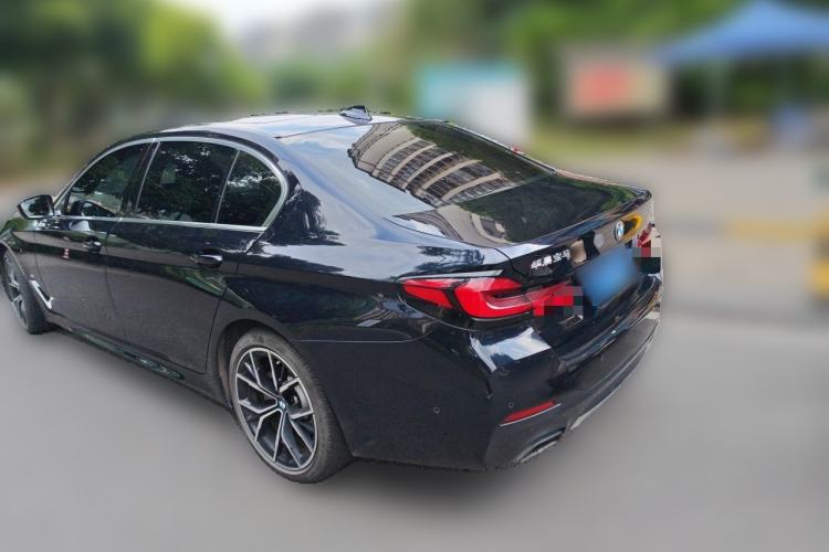 Used BMW 5 Series 2022 530Li Luxury Edition M Sport Package Rear Left 45 Deg