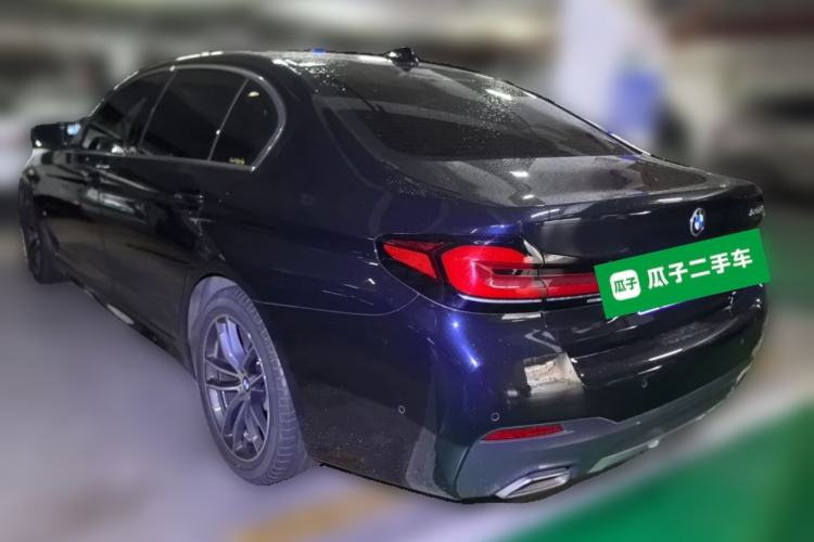 Used BMW 5 Series 2022 Second Facelift 525Li M Sport Package Rear Left 45 Deg