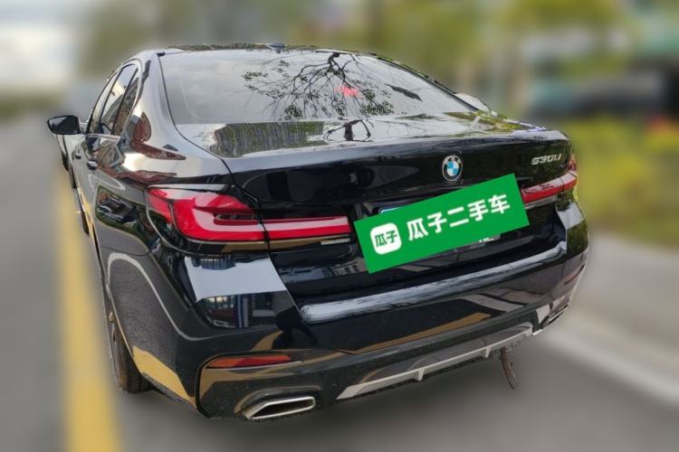 Used BMW 5 Series 2022 Second Facelift 525Li M Sport Package Rear Left 45 Deg