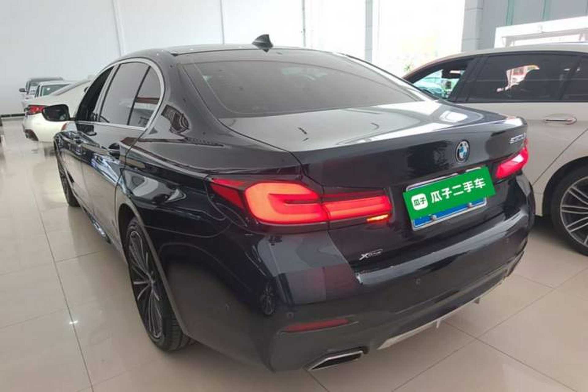 Used BMW 5 Series 2022 Second Facelift 530Li xDrive M Sport Package Rear Left 45 Deg