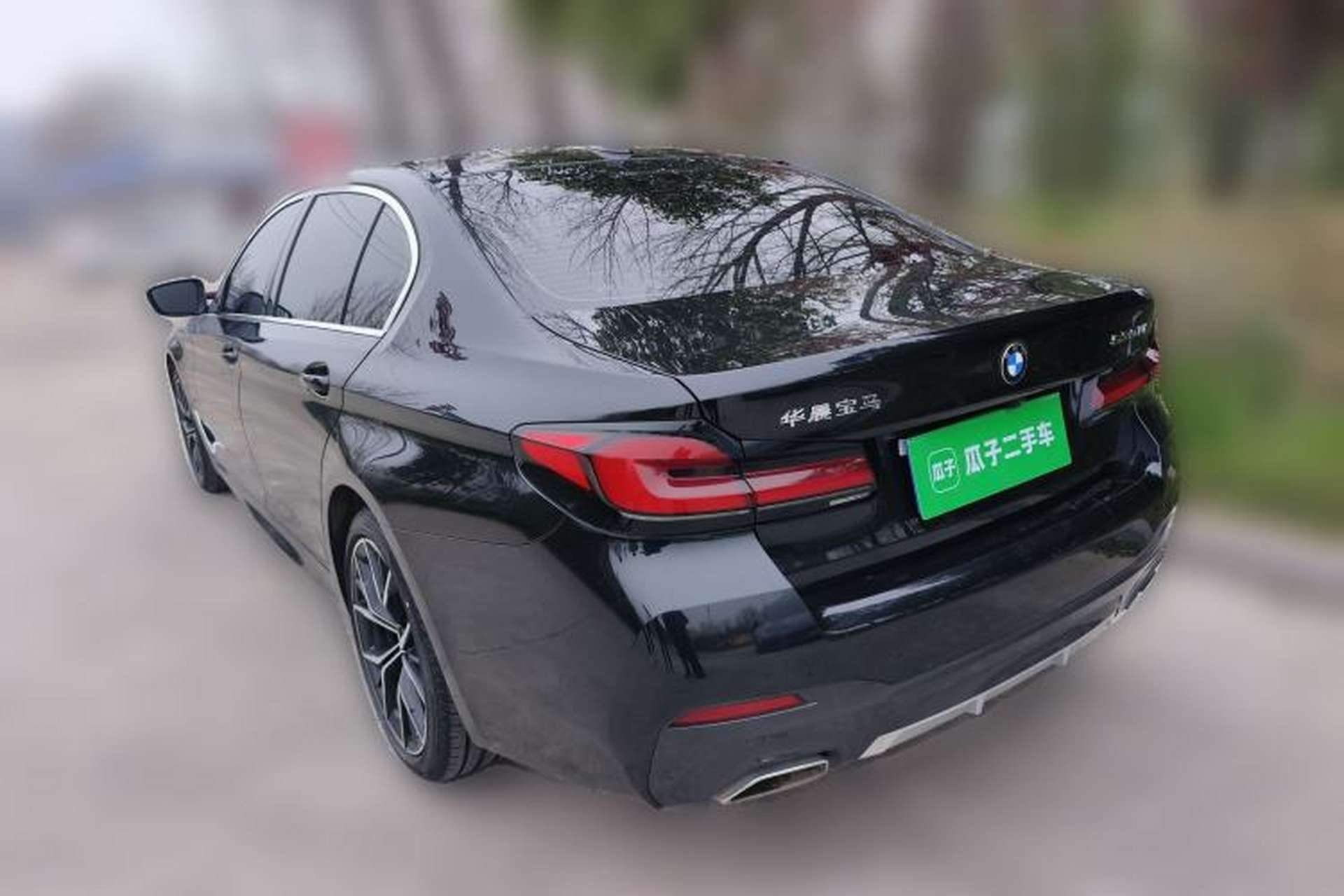 Used BMW 5 Series 2022 Restyled 530Li Luxury Edition M Sport Package Rear Left 45 Deg