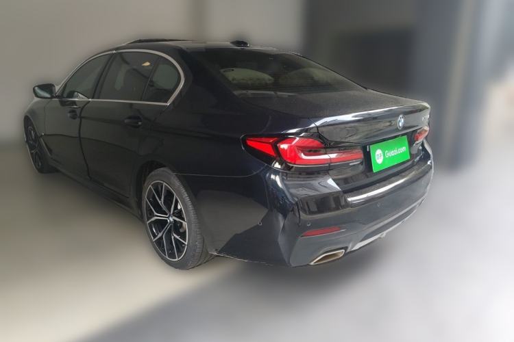 Used BMW 5 Series 2022 Second Facelift 530Li Luxury Version M Sport Package Rear Left 45 Deg