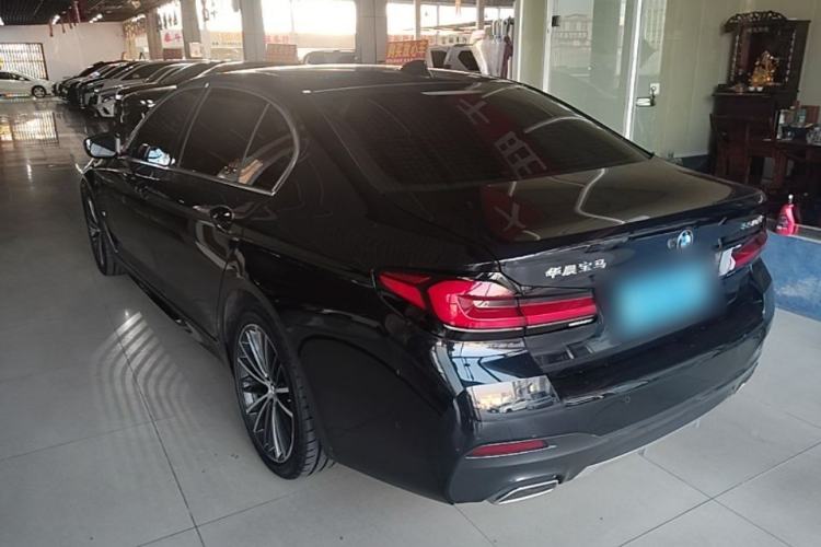 Used BMW 5 Series 2022 Second Facelift 525Li M Sport Package Rear Left 45 Deg