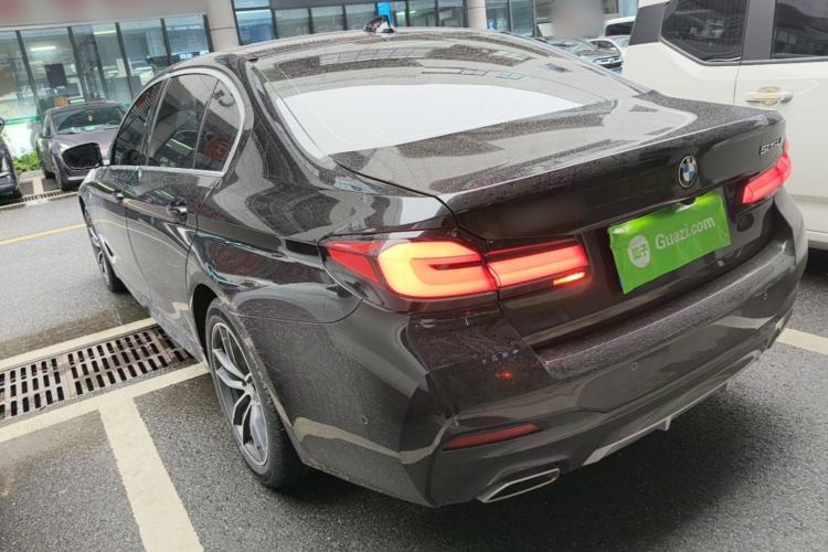 Used BMW 5 Series 2022 Second Facelift 525Li M Sport Package Rear Left 45 Deg