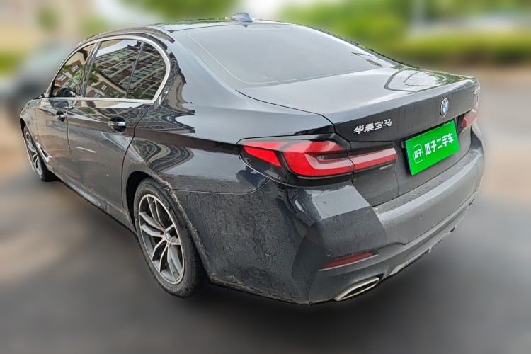 Used BMW 5 Series 2022 Second Facelift 525Li M Sport Package Rear Left 45 Deg