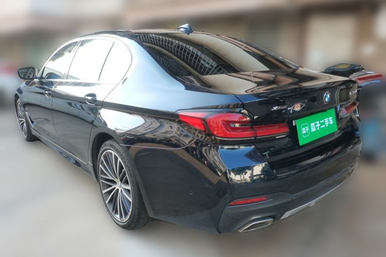 Used BMW 5 Series 2022 Restyled 530Li Leading Edition M Sport Package Rear Left 45 Deg