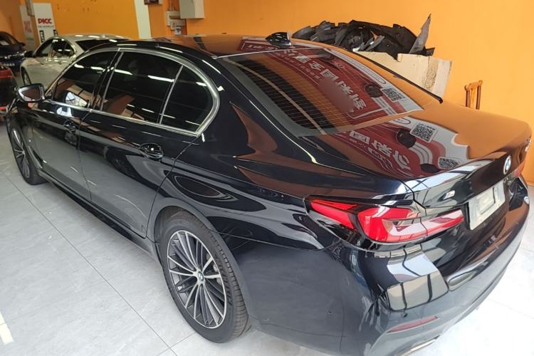 Used BMW 5 Series 2022 Second Facelift 530Li Leading Edition M Sport Package Rear Left 45 Deg