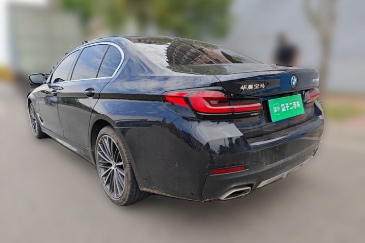 Used BMW 5 Series 2022 530Li Leading Model M Sport Package Rear Left 45 Deg