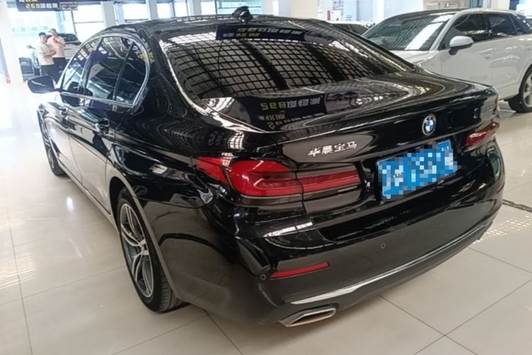 Used BMW 5 Series 2022 Second Facelift 530Li Leading Edition Luxury Package Rear Left 45 Deg