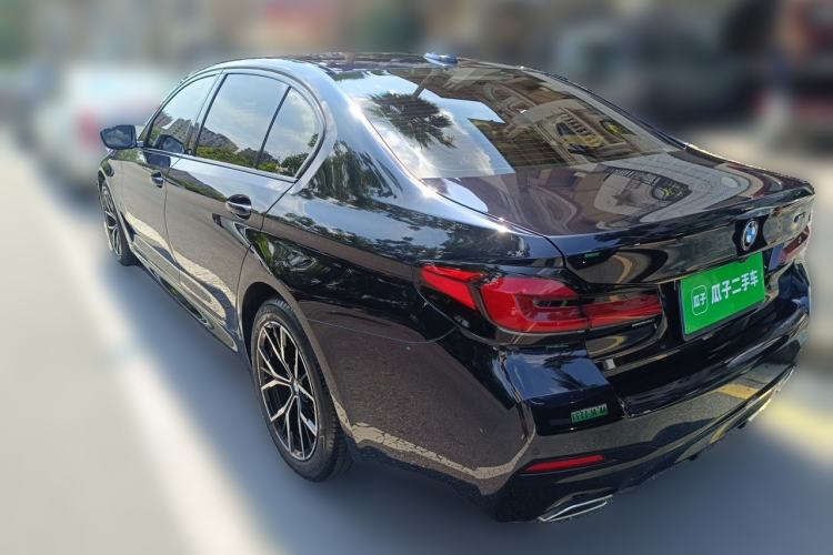 Used BMW 5 Series 2022 Second Facelift 525Li M Sport Package Rear Left 45 Deg