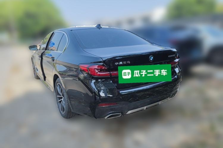 Used BMW 5 Series 2022 Second Facelift 525Li M Sport Package Rear Left 45 Deg