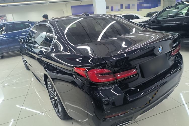 Used BMW 5 Series 2022 Second Facelift 530Li Leading Edition M Sport Package Rear Left 45 Deg
