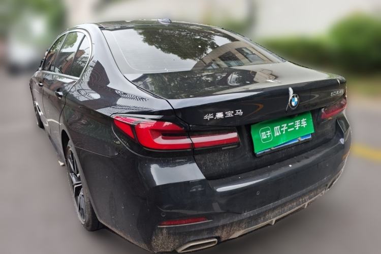 Used BMW 5 Series 2022 Second Facelift 530Li Luxury Version M Sport Package Rear Left 45 Deg