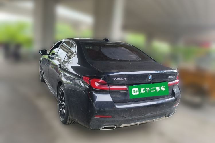 Used BMW 5 Series 2022 Second Facelift 530Li Luxury Version M Sport Package Rear Left 45 Deg