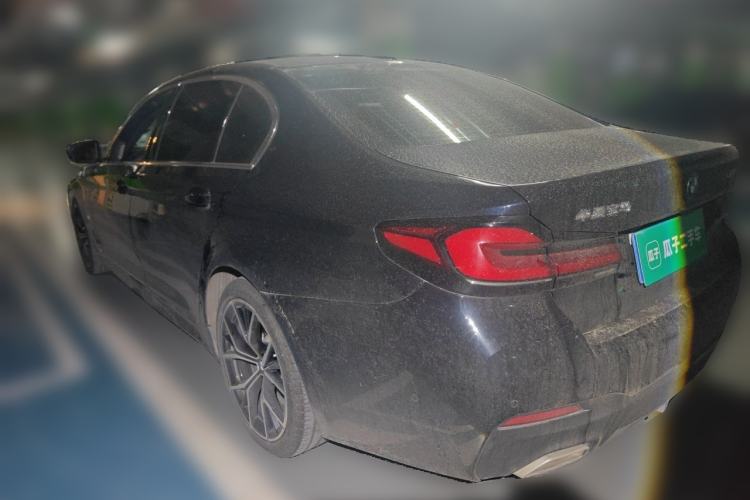 Used BMW 5 Series 2022 Second Facelift 530Li Luxury Version M Sport Package Rear Left 45 Deg