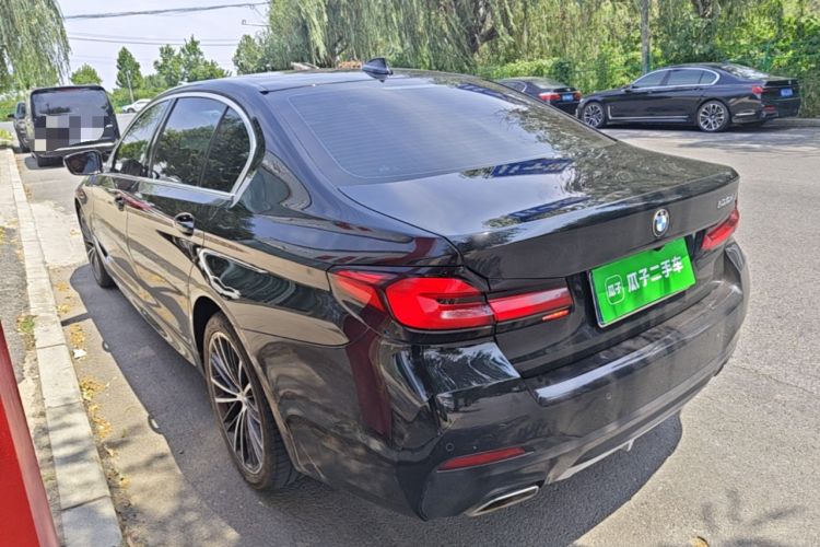 Used BMW 5 Series 2022 530Li Leading Model M Sport Package Rear Left 45 Deg