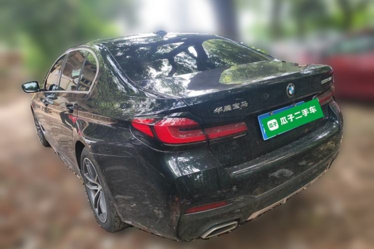 Used BMW 5 Series 2022 Second Facelift 525Li M Sport Package Rear Left 45 Deg
