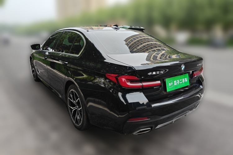 Used BMW 5 Series 2022 Restyled 525Li M Sport Package Rear Left 45 Deg