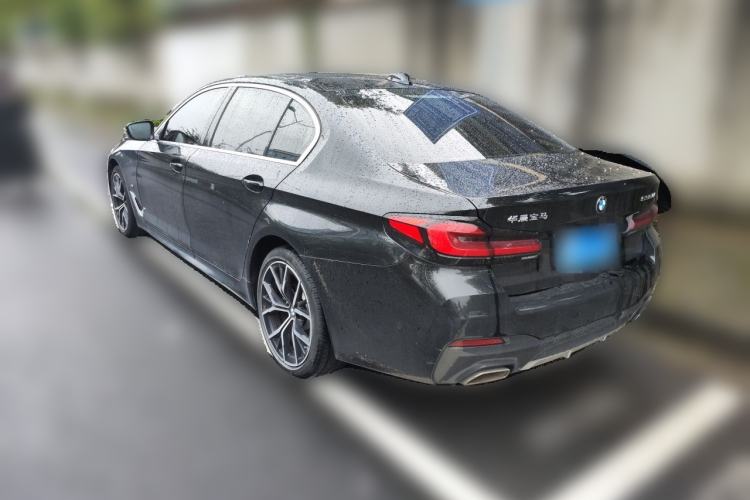 Used BMW 5 Series 2022 Second Facelift 530Li Luxury Version M Sport Package Rear Left 45 Deg