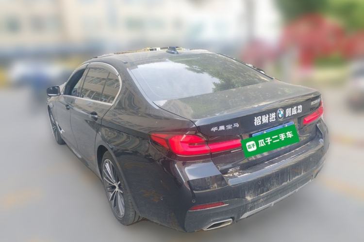 Used BMW 5 Series 2022 Second Facelift 530Li xDrive M Sport Package Rear Left 45 Deg