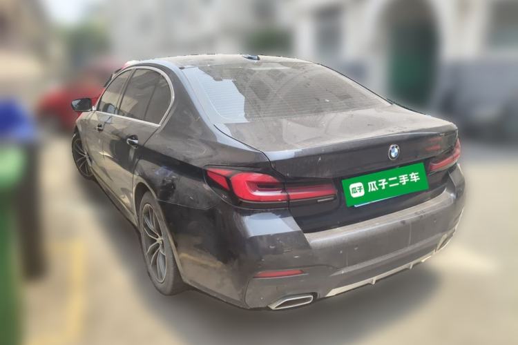 Used BMW 5 Series 2022 Second Facelift 525Li M Sport Package Rear Left 45 Deg