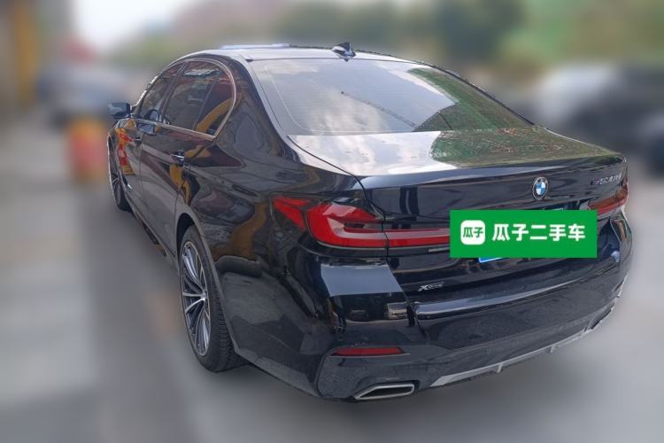 Used BMW 5 Series 2022 Second Facelift 530Li xDrive M Sport Package Rear Left 45 Deg
