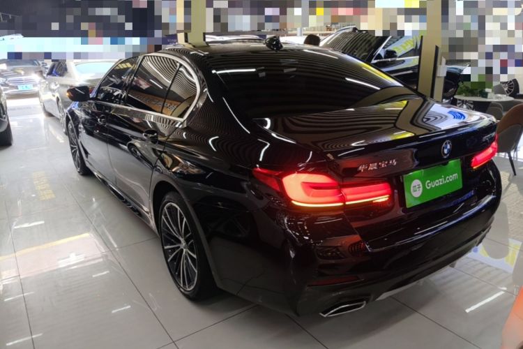Used BMW 5 Series 2022 530Li Leading Model M Sport Package Rear Left 45 Deg