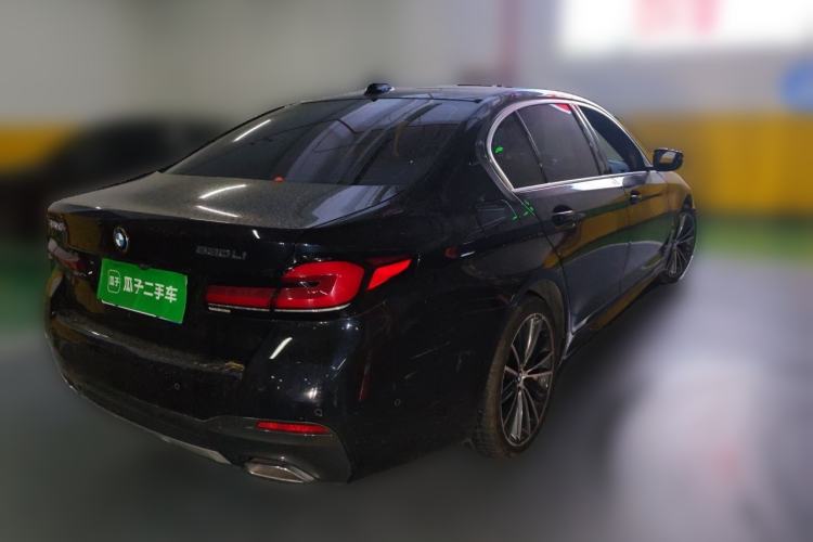 Used BMW 5 Series 2022 530Li Leading Model M Sport Package Rear Right 45 Deg