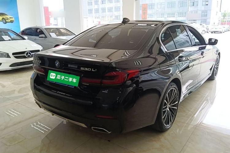 Used BMW 5 Series 2022 Restyled 530Li Leading Edition M Sport Package Rear Right 45 Deg
