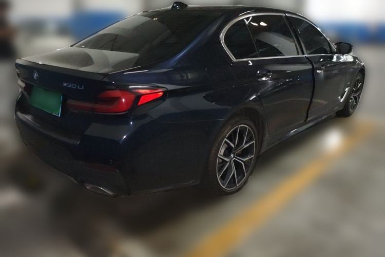 Used BMW 5 Series 2022 Second Facelift 530Li Luxury Version M Sport Package Rear Right 45 Deg