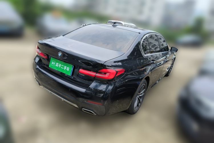 Used BMW 5 Series 2022 525Li Luxury Package Rear Right 45 Deg