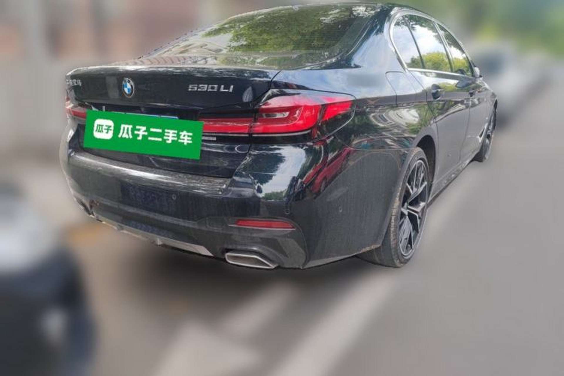 Used BMW 5 Series 2022 Revised Version 3 530Li Luxury Edition M Sport Package Rear Right 45 Deg