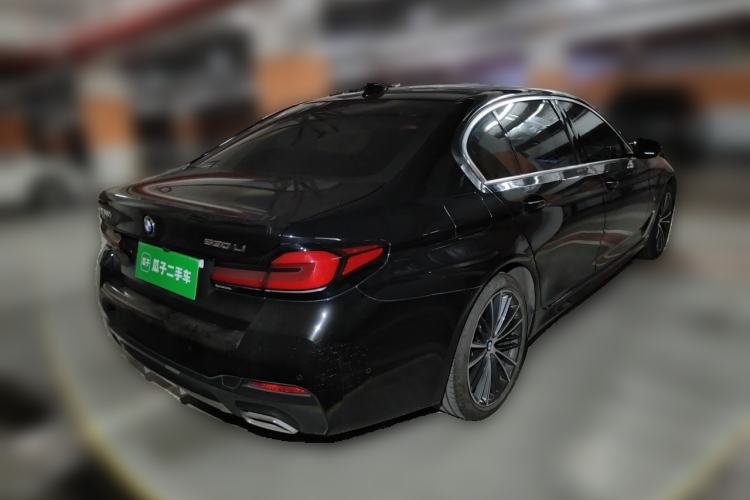 Used BMW 5 Series 2022 Second Facelift 530Li Leading Edition M Sport Package Rear Right 45 Deg