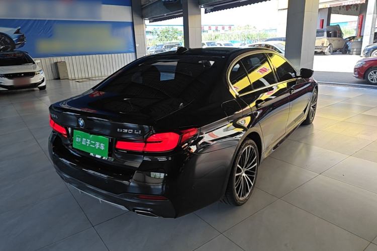 Used BMW 5 Series 2022 Restyled 530Li Leading Edition M Sport Package Rear Right 45 Deg