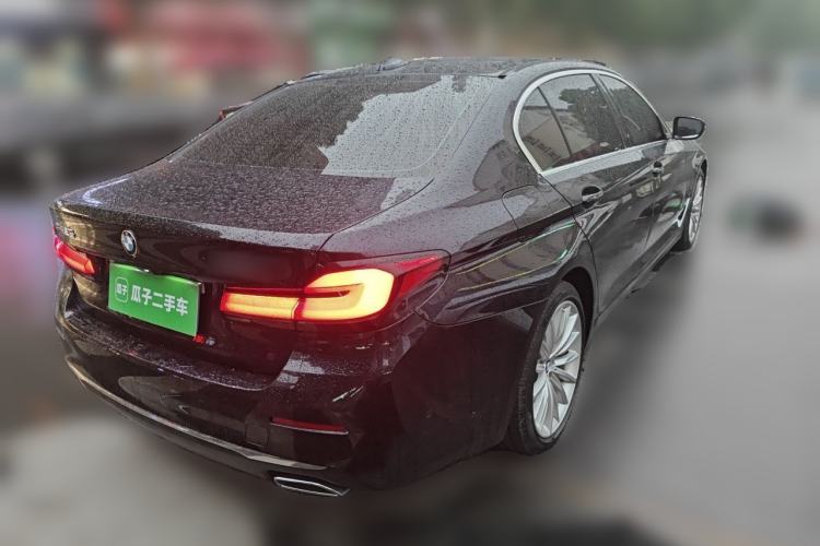 Used BMW 5 Series 2022 530Li Luxury Edition Premium Package Rear Right 45 Deg