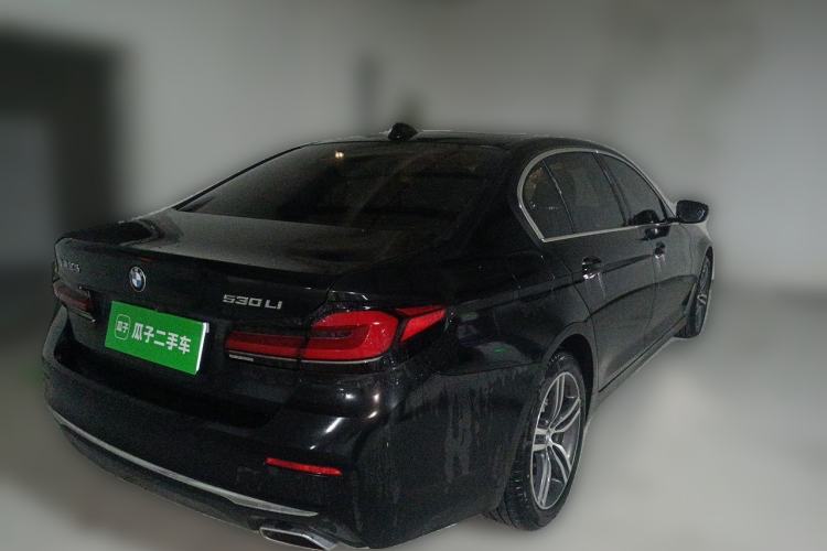 Used BMW 5 Series 2022 Updated 530Li Leading Edition Luxury Package Rear Right 45 Deg