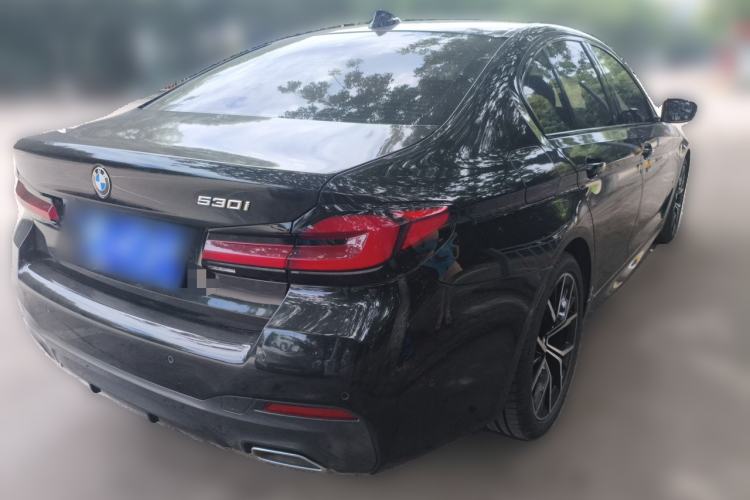 Used BMW 5 Series 2022 Second Facelift 530i M Sport Package Rear Right 45 Deg