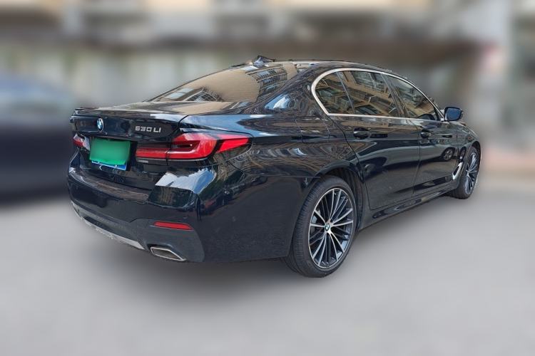 Used BMW 5 Series 2022 Second Facelift 530Li Leading Edition Luxury Package Rear Right 45 Deg