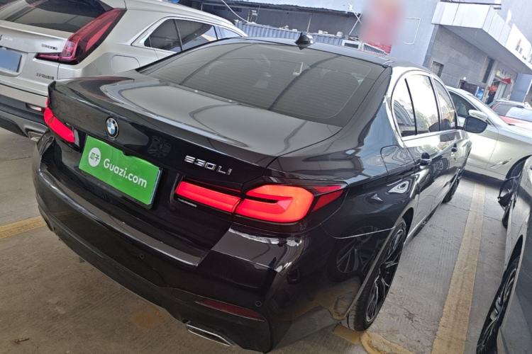 Used BMW 5 Series 2022 Second Facelift 530Li Leading Edition M Sport Package Rear Right 45 Deg