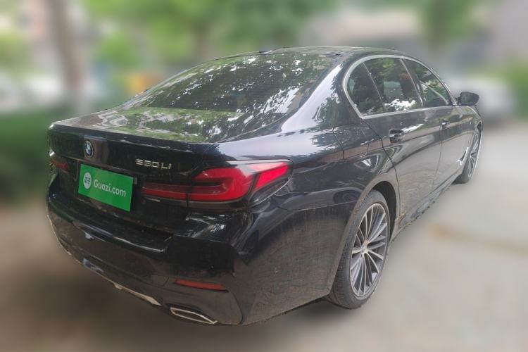 Used BMW 5 Series 2022 Restyled 530Li Leading Edition M Sport Package Rear Right 45 Deg