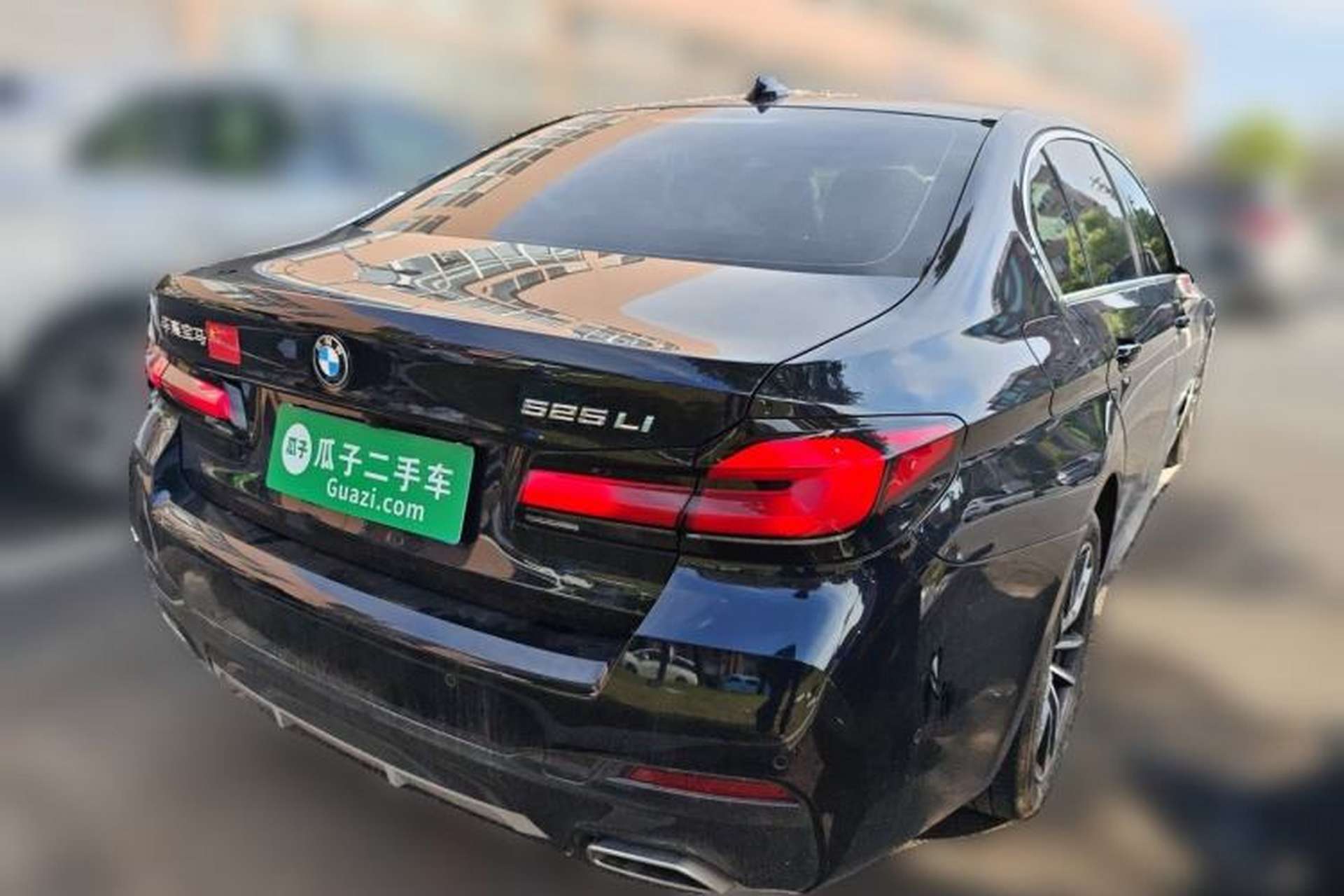 Used BMW 5 Series 2022 Second Facelift 525Li M Sport Package Rear Right 45 Deg