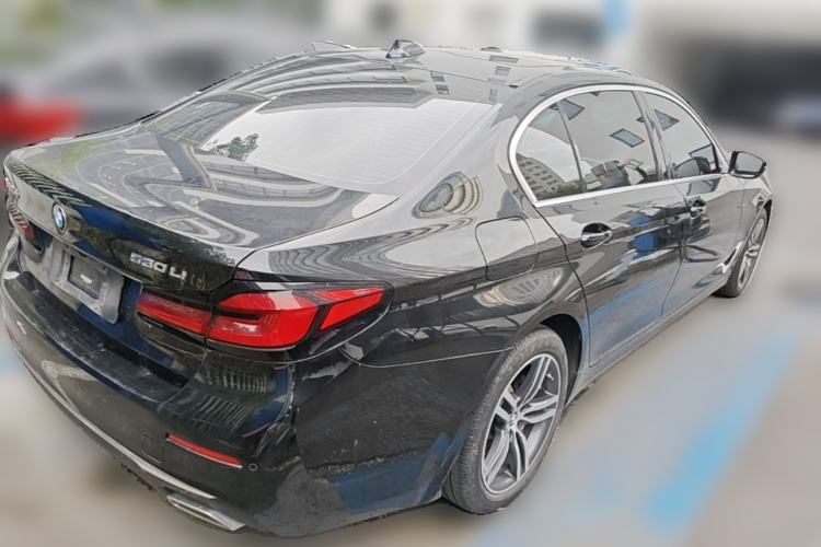 Used BMW 5 Series 2022 Updated 530Li Leading Edition Luxury Package Rear Right 45 Deg