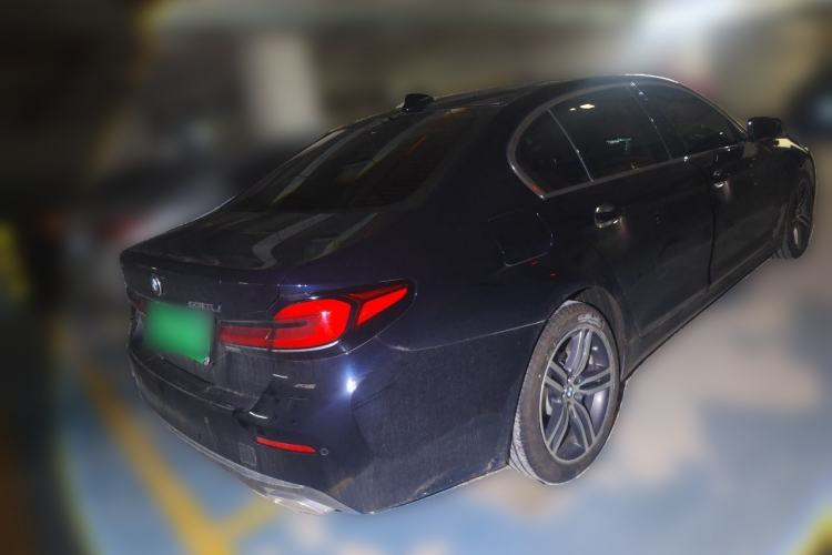 Used BMW 5 Series 2022 Updated 530Li Leading Edition Luxury Package Rear Right 45 Deg