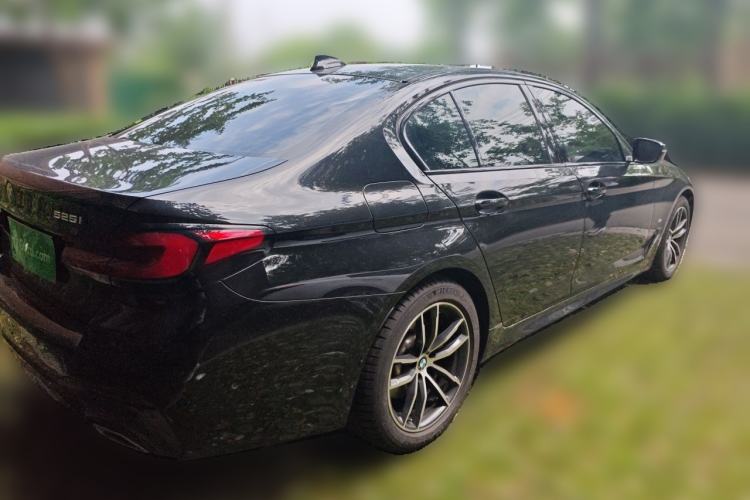 Used BMW 5 Series 2022 Second Facelift 525i M Sport Package Rear Right 45 Deg