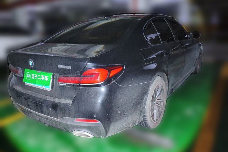 Used BMW 5 Series 2022 Second Facelift 525i M Sport Package Rear Right 45 Deg