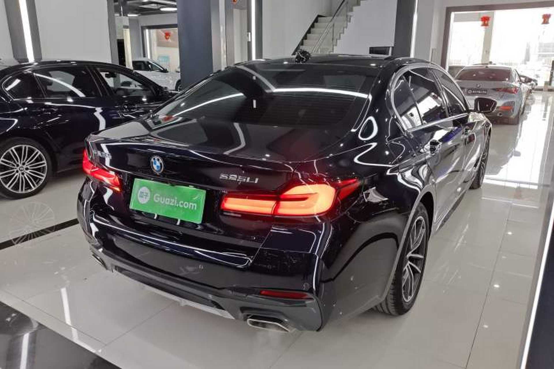 Used BMW 5 Series 2022 Second Facelift 525Li M Sport Package Rear Right 45 Deg