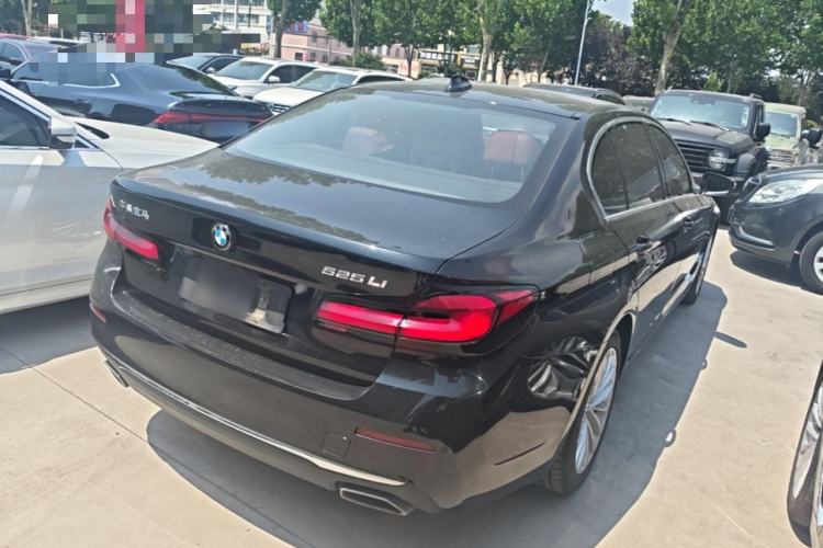 Used BMW 5 Series 2022 Restyled 525Li Luxury Package Rear Right 45 Deg