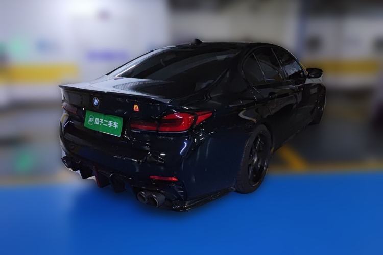 Used BMW 5 Series 2022 Second Facelift 525i M Sport Package Rear Right 45 Deg
