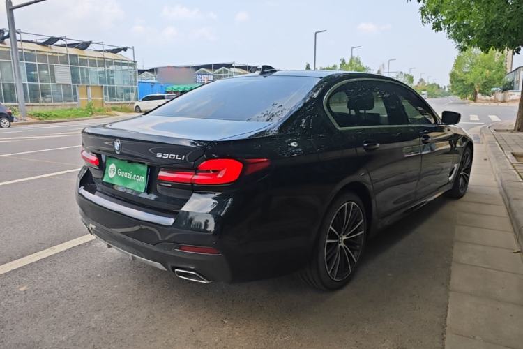 Used BMW 5 Series 2022 Restyled 530Li Leading Edition M Sport Package Rear Right 45 Deg